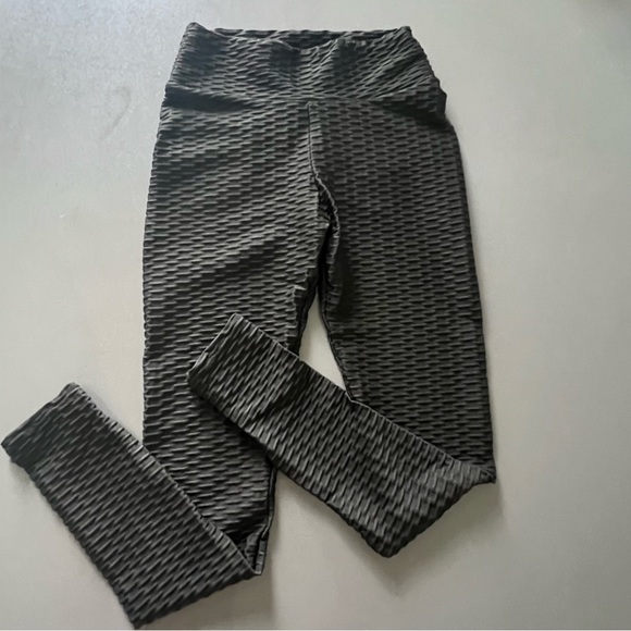 High waisted honeycomb scrunch butt leggings - Picture 6 of 7